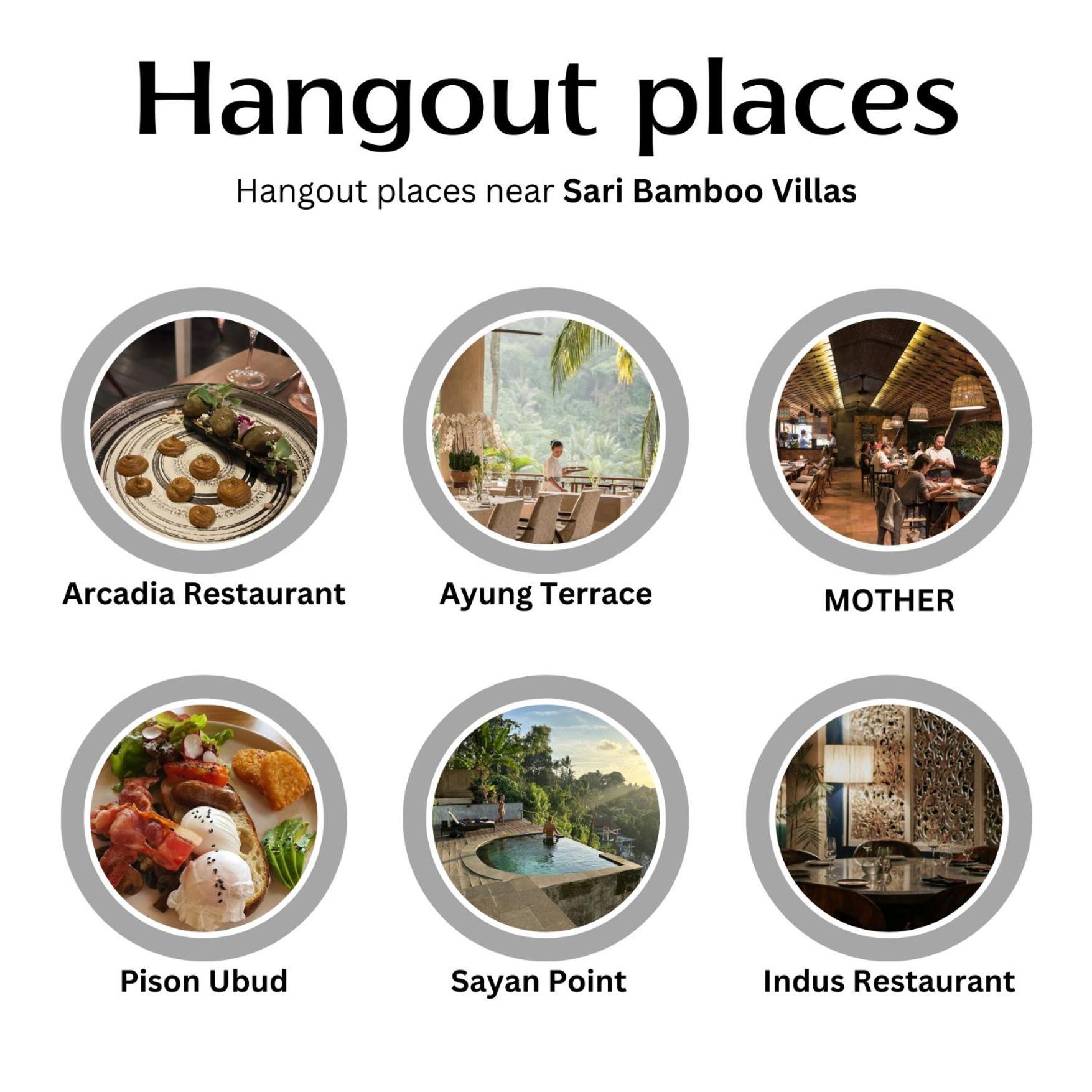 Sari Bamboo Villas Убуд Экстерьер фото
